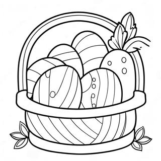 Easter Basket Coloring Pages