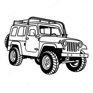 Jeep Adventure Coloring Pages