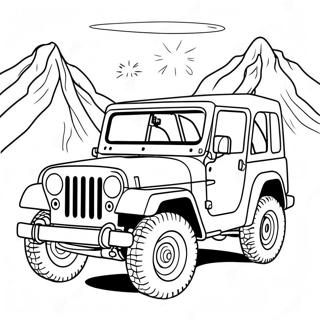 Jeep Adventure Coloring Page 46422-37198