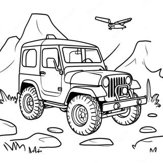 Off Road Jeep Adventure Coloring Page 46423-37201