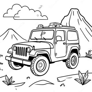 Off Road Jeep Adventure Coloring Page 46423-37203