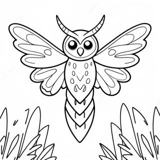 Mothman Coloring Pages