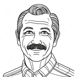 Ted Lasso Coloring Pages