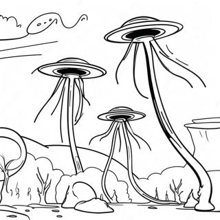 War Of The Worlds Coloring Pages