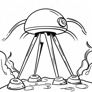 War Of The Worlds Coloring Pages