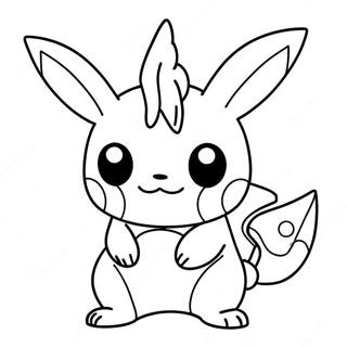 Pokemon Clipart Black And White Coloring Pages