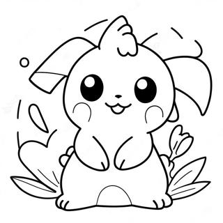 Cute Pokemon Characters Coloring Page 46493-37261