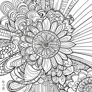 Adult Mandala Coloring Page 4651-3887