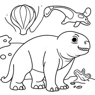 Extinct Animals Coloring Pages