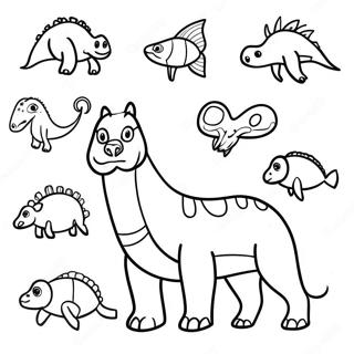 Extinct Animals Coloring Page 46532-37292