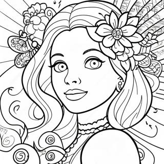 Beautiful Girls Names Coloring Page 46543-37302