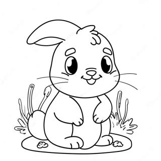 Cute Cream The Rabbit Coloring Page 46563-37317