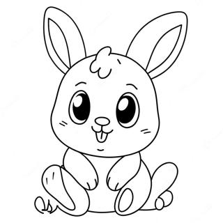 Cute Cream The Rabbit Coloring Page 46563-37319