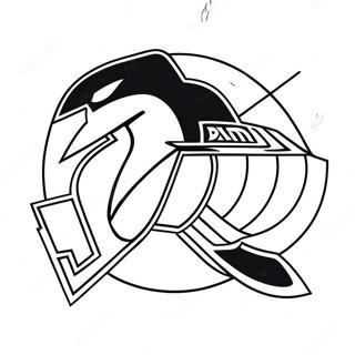 Pittsburgh Penguins Logo Coloring Page 46572-37324