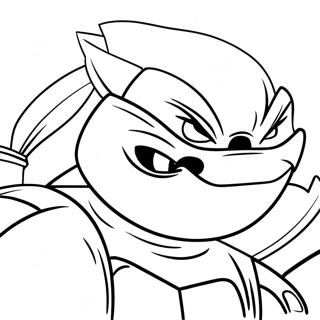 Ninja Turtles Face Coloring Page 46582-37326