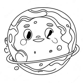 Colorful Neptune Planet Coloring Page 46603-37352