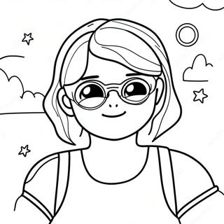 Kidcore Aesthetic Coloring Page 46612-37354