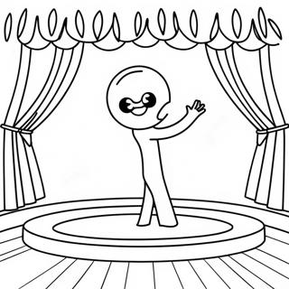 Talent Show Coloring Pages