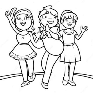 Talent Show Coloring Pages