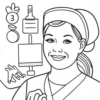 Cna Nurse Coloring Page 46642-37379