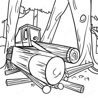 Logging Coloring Page 46682-37411