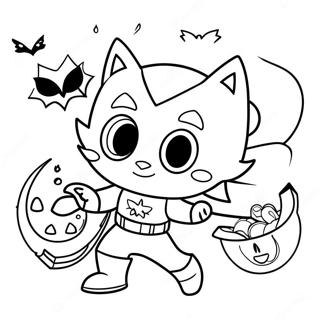 Pj Masks Halloween Coloring Pages