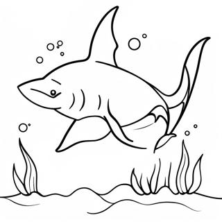 Bull Shark Coloring Page 46712-37440