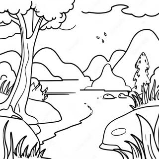 Outdoor For Adults Coloring Pages