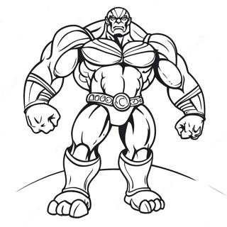 Red Titan In Action Coloring Page 46723-37445