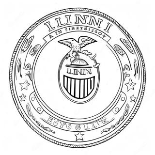 Illini Logo Coloring Page 46742-37459