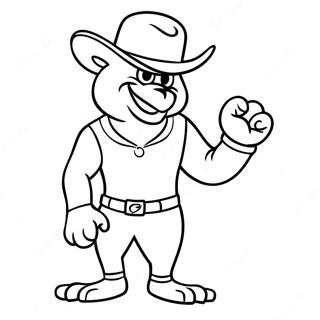 Illini Mascot Coloring Page 46743-37462