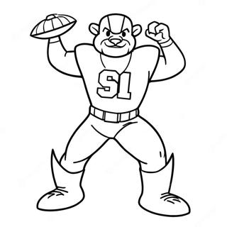 Illini Mascot Coloring Page 46743-37463