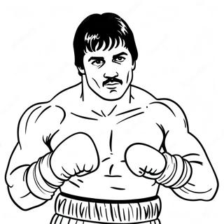 Rocky Balboa Coloring Pages