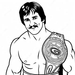 Rocky Balboa With Championship Belt Coloring Page 46753-37470