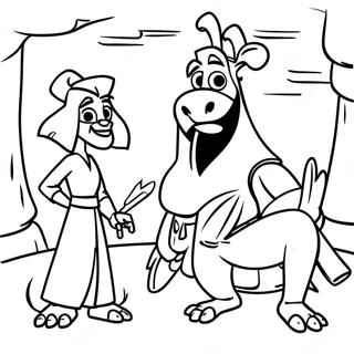 Emperor S New Groove Coloring Page 46782-37490