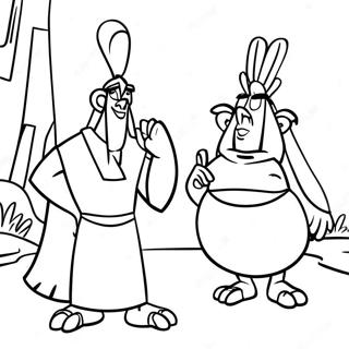 Emperor S New Groove Coloring Page 46782-37492