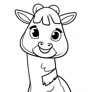 Kuzco In His Llama Form Coloring Page 46783-37493