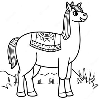 Kuzco In His Llama Form Coloring Page 46783-37494