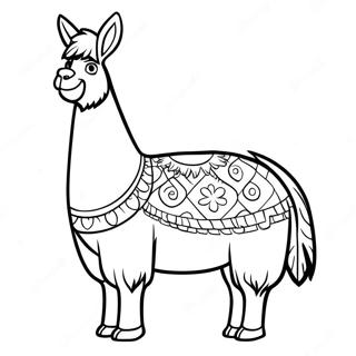 Kuzco In His Llama Form Coloring Page 46783-37496