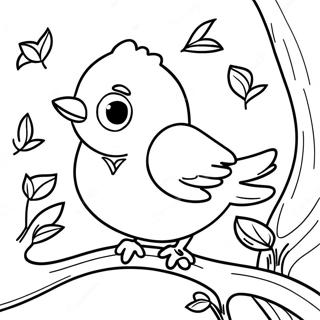 Cute Bluebird Nesting Coloring Page 46803-37510