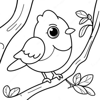 Cute Bluebird Nesting Coloring Page 46803-37511