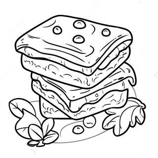 Brownie Coloring Page 46812-37514