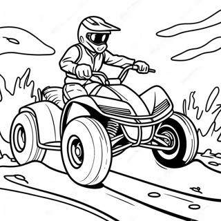 Four Wheeler Coloring Pages