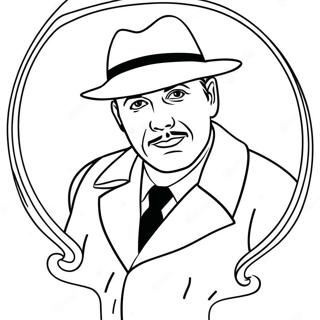 Detective Coloring Pages