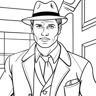 Detective Coloring Page 46852-37548