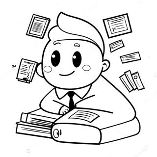 Financial Literacy Coloring Pages