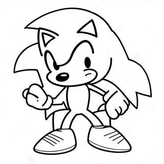 Vector Sonic Coloring Pages