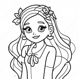 Rainbow High Jade Coloring Pages