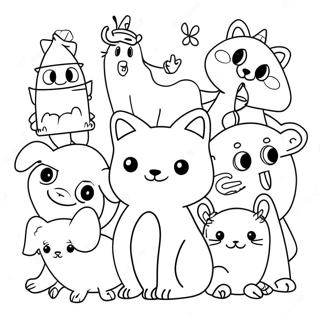 Funny Pun Animals Coloring Page 46923-37626