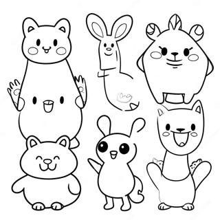 Funny Pun Animals Coloring Page 46923-37628